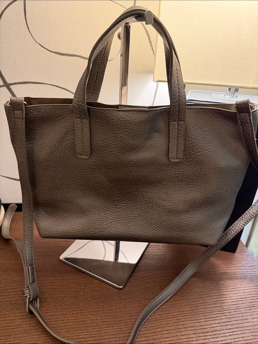 Classic top handle/ crossbody bag